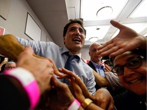 A spokesman for Canadian Liberal Leader Justin Trudeau said damage to his plane on Day 1 of the campaign will not affect his travel schedule.