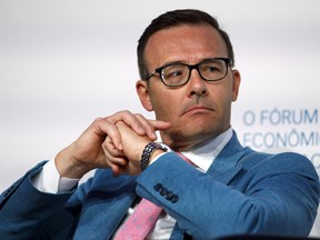 Guy Cormier, president and chief executive officer of Desjardins Group, listens during the International Economic Forum of the Americas (IEFA) Toronto Global Forum in Toronto, on Wednesday, Sept. 4, 2019.