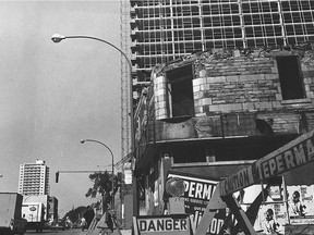 This photo was published in the Montreal Gazette on Sept. 8, 1964 as part of a feature on the changing skyline of Sherbrooke St. W., which, we reported, was rising to rival that of Dorchester Blvd.