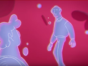 Screen shot from new video animation raising AIDS awareness on Freddie Mercury's birthday.