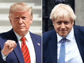 Both U.S. President Donald Trump and British Prime Minister Boris Johnson are battling with their respective legislatures, who have begun to rein in their abuses of power.