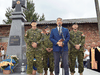 Roman Waschuk, Canada’s Ambassador to Ukraine, along with members of the Canadian Forces honour members of the Organization of Ukrainian Nationalists and the Ukrainian Insurgent Army.