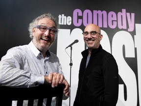 Comedy Nest owners David Acer, left, and Phil Shuchat are themselves two ace Montreal comics who got their starts at the Nest.