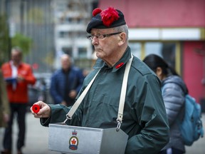 Last year, 20,000 poppies were handed out nationwide raising $16 million, $800,000 of which went to Quebec.