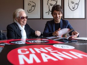 Cinemania gives many French films "a kind of visibility they can’t get on their own," says founder Maidy Teitelbaum, with festival director Guilhem Caillard.
