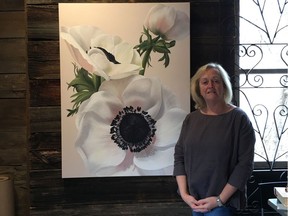 Karen Hosker is hosting the annual Square Foot Art Exhibition and Fundraiser for the Old Brewery Mission in her Senneville home on Nov. 9.