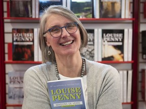 Crime novelist Louise Penny at the Montreal book show on Saturday November 17, 2018. (Pierre Obendrauf / MONTREAL GAZETTE)    ORG XMIT: 61729 - 3782