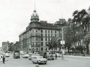 The Windsor Hotel on Peel St. south of Ste-Catherine St. sometime in the 1950s. It closed on Oct. 29, 1981.