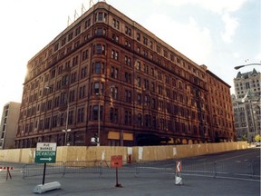 The Queen's Hotel in downtown Montreal on Oct. 11, 1988. This photo was published in the Montreal Gazette the following day. It had been empty since 1977 and would soon be demolished.