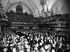 A crowd of 6,000 people gathered at St. James United Church on Oct. 25, 1937 to hear General Evangeline Booth, of the Salvation Army.