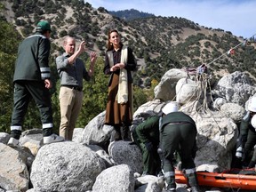 Britain's Prince William and Catherine, Duchess of Cambridge visit a village in the Chitral District of Khyber-Pakhtunkhwa Province in Pakistan, October 16, 2019. Neil Hall/Pool via REUTERS