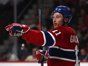 "When I come to the bench I am pretty tired," Brendan Gallagher says. "But one of the strengths I have is my recovery system. So it kind of goes hand-in-hand. I’m able to get my air and get ready for the next shift.”