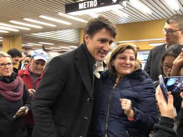 Justin Trudeau spent some time thanking voters the day after the Oct. 21 federal election.