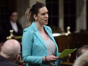 NDP MP Ruth Ellen Brosseau is seen during question period in the House of Commons in Ottawa on March 29, 2018.