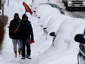 This time last year, a huge snowstorm in Montreal buried cars on Edouard-Montpetit Blvd.