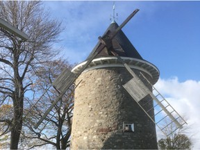 The iconic windmill in Pointe-Claire Village was damaged during the windstorm last Friday.
