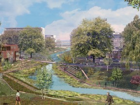 Groupe Pacific's proposed Petite Rivière project at the Meadowbrook Golf Course in Montreal.