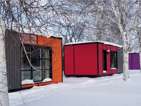 Mont-Rigaud ski resort is installing five container-style cabins called Coolboxes for ski-in-ski-out slope-side stays.