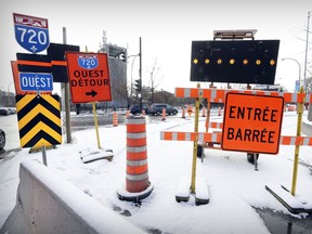 xThe Ville-Marie Expressway and Highway 20 will be closed westbound today between the Robert-Bourassa Blvd. exit and the St-Pierre Interchange.