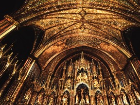 AURA is a multimedia light show at Montreal's Notre-Dame Basilica.