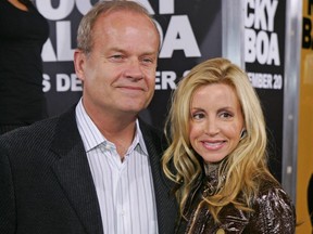 Kelsey Grammer and his then-wife, Camille Grammer, in happier times, attending the premier of Rocky Balboa at Grauman's Chinese Theater in Hollywood, Calif., on Dec. 13, 2006.