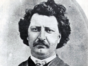 Louis Riel was hanged in 1885 for treason after leading rebellions against the government of Canada to defend Métis rights. In Quebec, he was widely regarded as a hero and protector of francophone minority rights.