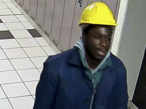 Surveillance image of the alleged feces attacker at the University of Toronto Robarts library on Nov. 22.