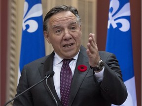 Quebec Premier François Legault: His province will study electoral reform, even if Ottawa won't.