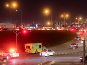 Eastbound traffic on Highway 40 was reduced to a crawl after a road rage incident in Montreal on Monday December 2, 2019.