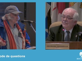 Beaconsfield Mayor Georges Bourelle (right) said the city's decision to webcast council meetings (through Webtv.coop) is a highlight of 2019.