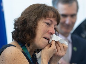 Transplant Quebec honoured nurse Wendy Sherry at the McGill University Health Centre on Thursday, Dec. 12, 2019.