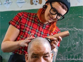 “People with difficulties are often the most real people,” says hairdresser Emmanuelle Bolduc.