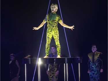 MONTREAL, QUE.: DECEMBER 19, 2019 --  Performers during the premier of the Cirque du Soleil new show Axel at the Bell Centre on Thursday December 19, 2019. (Pierre Obendrauf / MONTREAL GAZETTE) ORG XMIT: 63657 - 2542