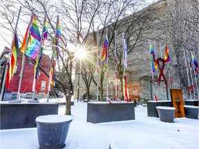 Parc de l'Espoir in Montreal's Gay Village is "a community landmark commemorating one of the most painful and pivotal chapters in Montreal’s LGBTQ2 history," Shawn Dearn writes, and he says redesign plans presented by the city earlier this month would have destroyed it.