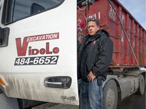 Marco Viviani, vice-president of Vidolo Excavation. Viviani says the city of Dorval bent the rules to prevent him from bidding on the renewal of a contract he has had for the last three years to transport waste containers for the municipality.