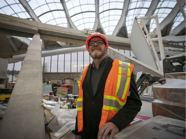 Biodôme director Yves Paris checks out  the new entranceway of the Biodôme Dec. 9, 2019. The  Biodôme is scheduled to reopen in the spring.
