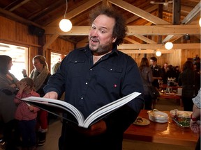 Martin Picard (pictured in 2012) has written the book on sugar shacks at Cabane à sucre Au Pied de Cochon.