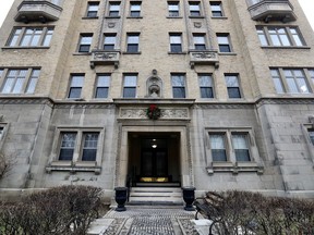 When police responded to a 911 call at this Sherbrooke St. W. apartment building on Christmas morning, they found Astrid Declerck wounded by at least one gunshot and the body of her spouse, Yvan Almodovar, lying on the floor nearby.