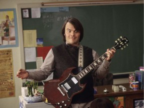 Jack Black as Dewey in  The School of Rock.