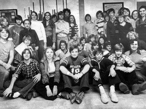 Students from Chambly County High School in St-Lambert collected $750 for the Gazette Christmas Fund in 1977.