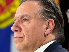Quebec Premier François Legault and his Newfoundland counterpart are in hot water over a joke about Ches Crosbie.