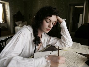 Anne Hathaway plays Jane Austen in the 2007 film Becoming Jane. Jane Austen was one of the most famous novelists of the 19th century, rivalling Charles Dickens in popularity. She died at the young age of 41.