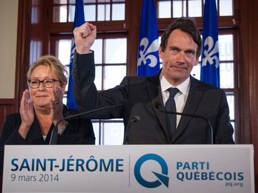 As he was introduced as a star Parti Québécois candidate in 2014, media tycoon Pierre Karl Péladeau pumped his fist in the air, saying his main goal was to make Quebec a country,