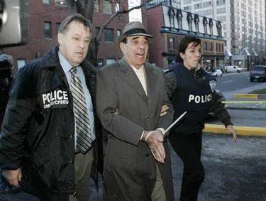 Nicolo Rizzuto Sr., 82, the man who police say was once Montreal's Mafia godfather, was arrested in November 2006 and charged with gangsterism.