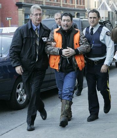 When he was sent to jail in the United States, Vito Rizzuto chose Francesco Arcadi, centre, to run the daily operations of the Montreal Mafia.