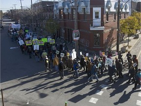 Pointe-St-Charles residents, seen here in 2005 protesting a proposal to bring a casino to their area, have a long history of mobilization.