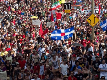In 2012, CEGEP and university students held huge protests against Liberal government plans to hike tuition fees.