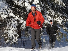 Visitors can enjoy cross-country skiing at the Morgan Arboretum in Ste. Anne de Bellevue.