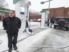 Sonic gas station owner Frank Mancuso says people are buying gas from him to help recoup losses after Bo Pelouse snow removal closed last month without paying a bill for 4,500 litres of diesel fuel for snow tractors.