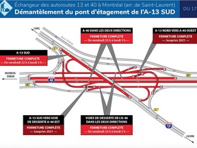 Demolition work is planned near Highway 40 and Highway 13 this weekend.